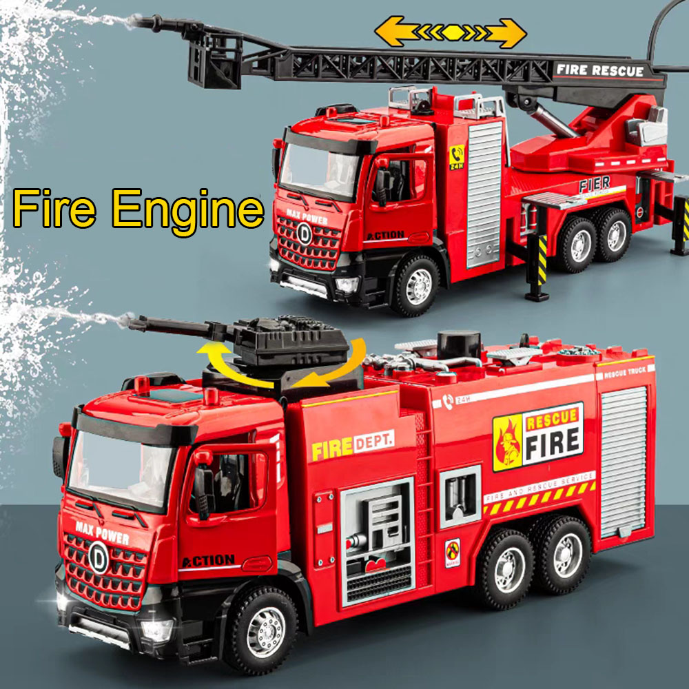 Fire Escape Ladder - Modelo de Caminhão de Bombeiros em
