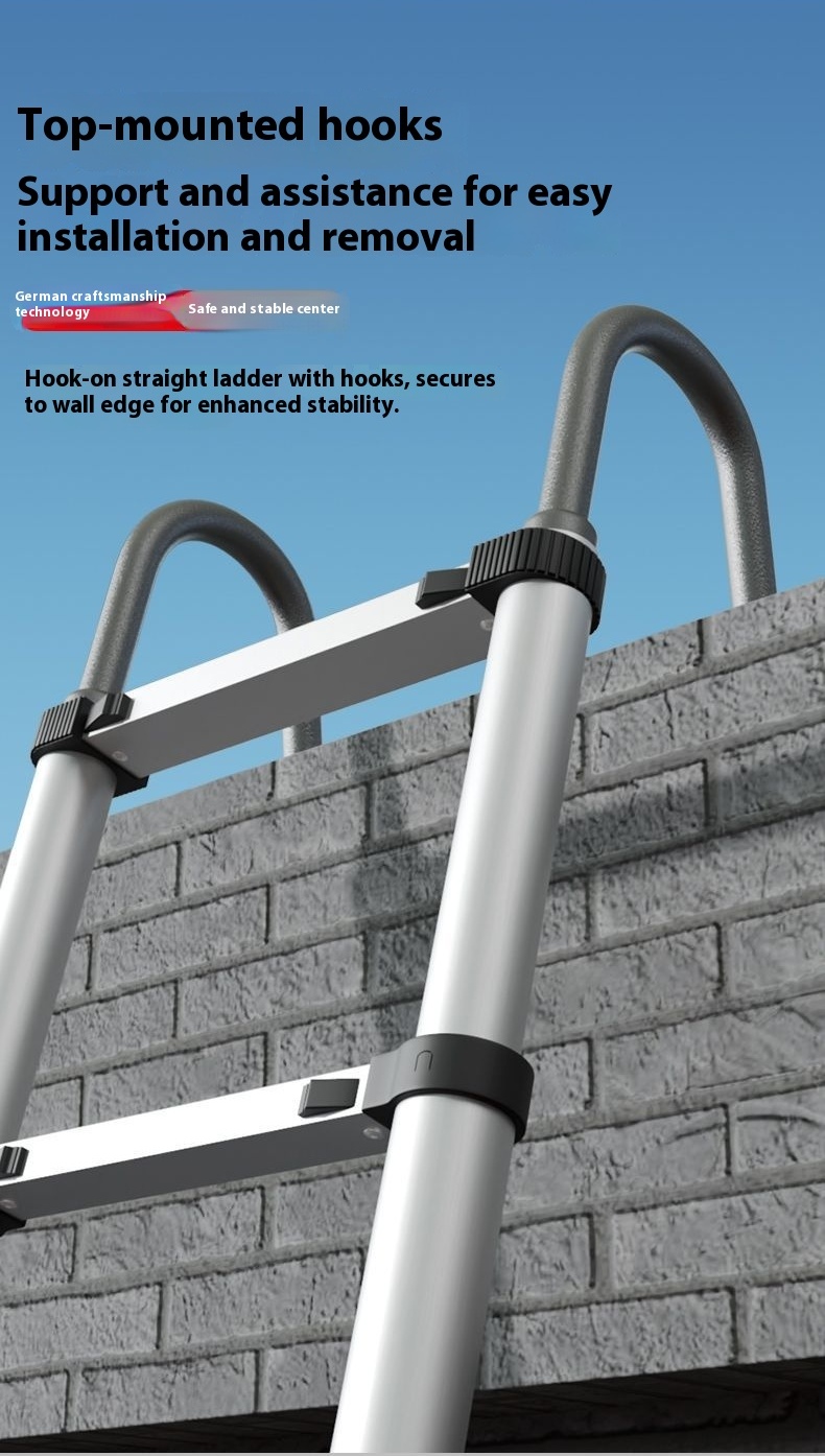 Escada reta telescópica com ga - Fire Escape Ladder avaliação e preço