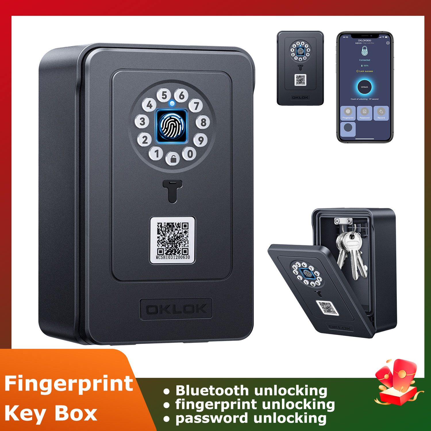 Caixa de Segurança Inteligente - Lockbox Key Secure avaliação e preço