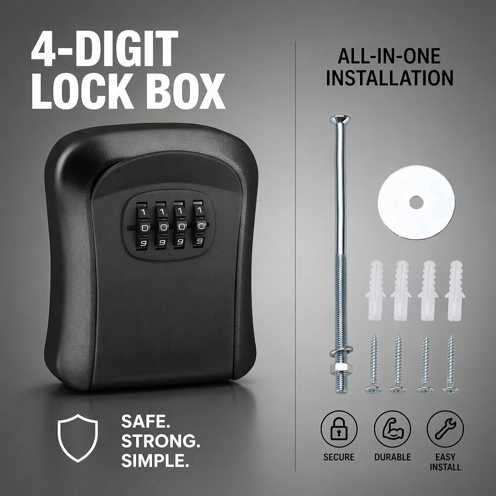 Caixa de Armazenamento de Chav - Lockbox Key Secure avaliação e preço